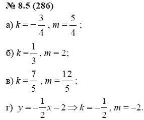 Ответ к задаче № 8.5 (286) - А.Г. Мордкович, гдз по алгебре 7 класс